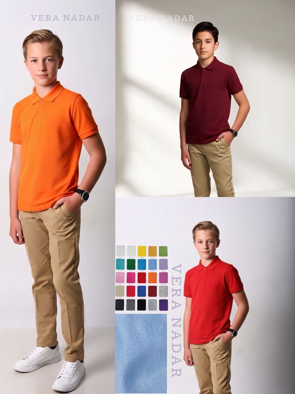 Yakalı Tişört Kısa Kol