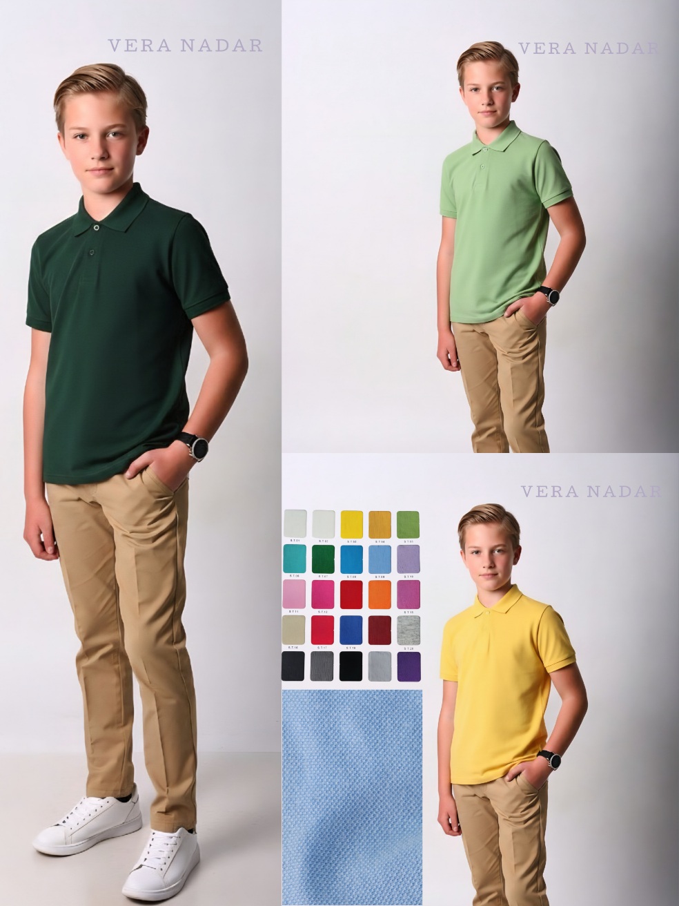 Yakalı Tişört Kısa Kol