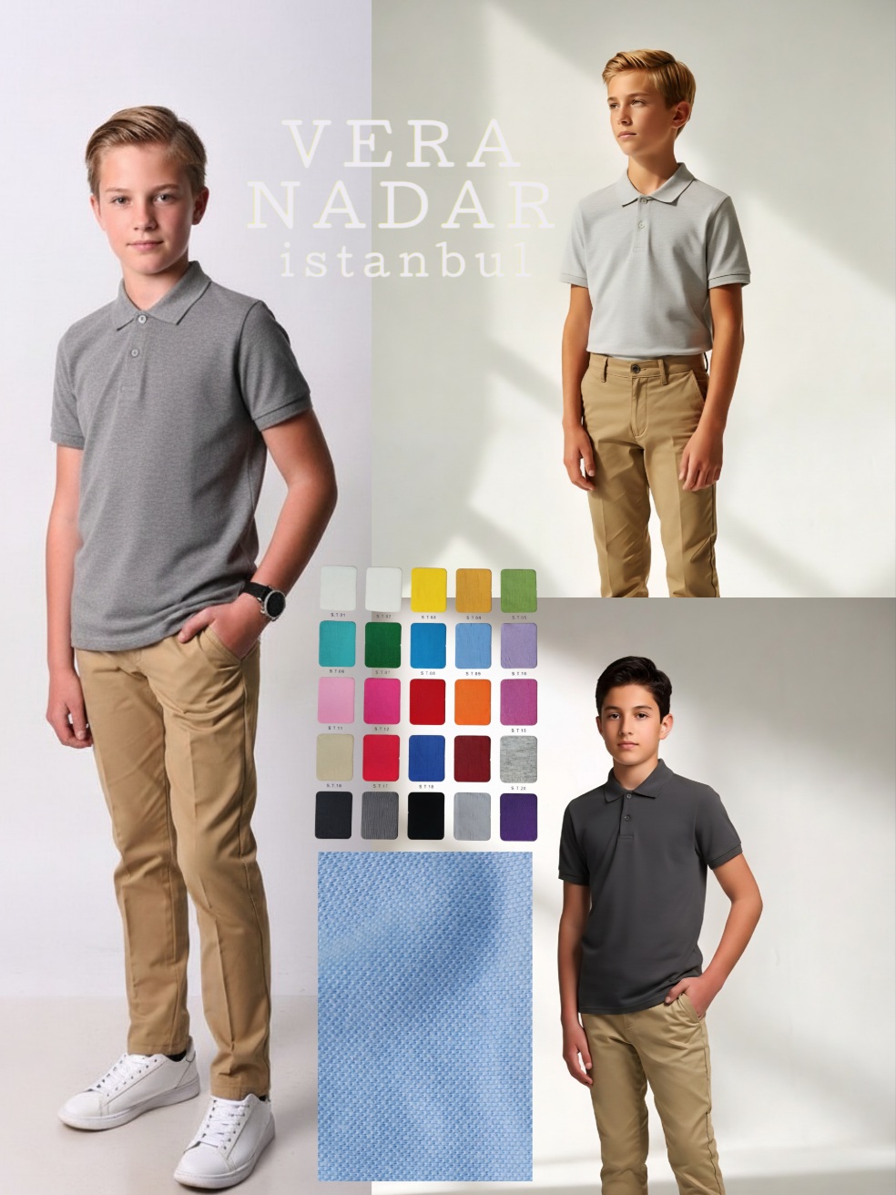 Yakalı Tişört Kısa Kol